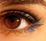 eye woman brown closeup