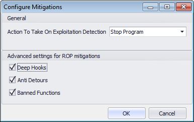 Configure Mitigations