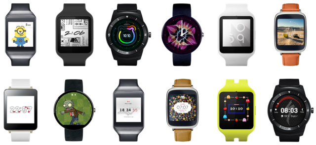 Android Wear watches