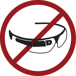Certain establishments have banned Google Glass for security reasons.