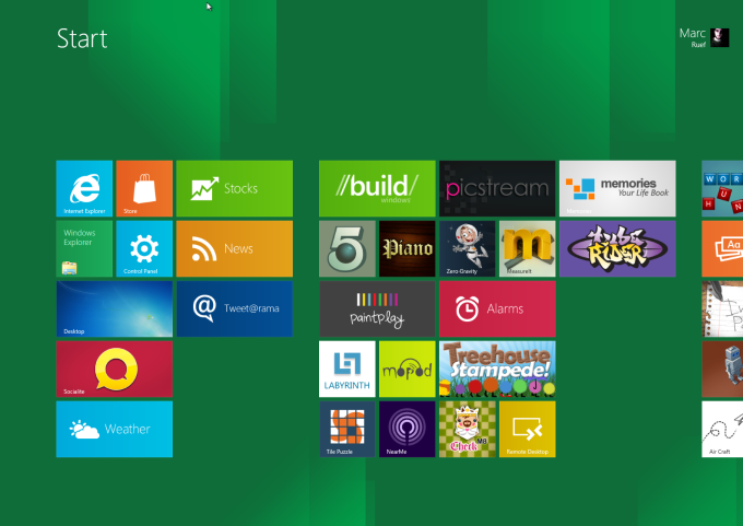 Windows 8 Beta neue Metro-Oberfläche