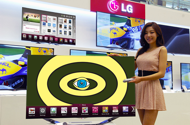 LG watches you watch TV.