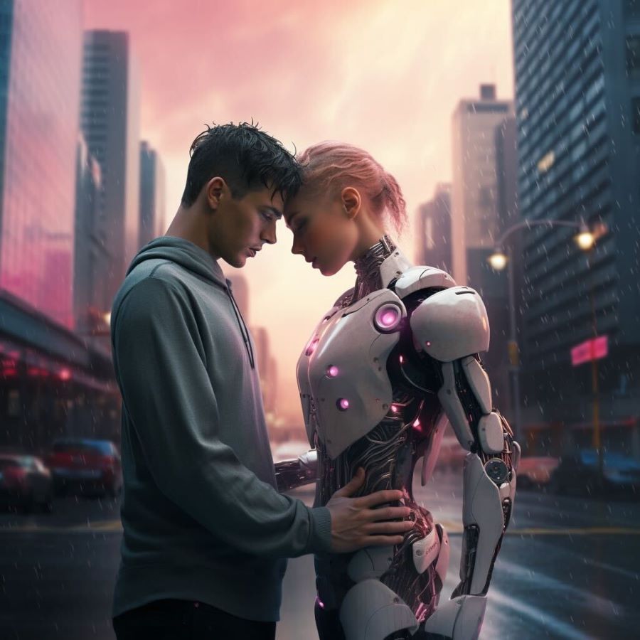 A human in love with a robot