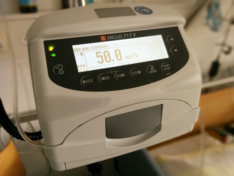An infusion pump
