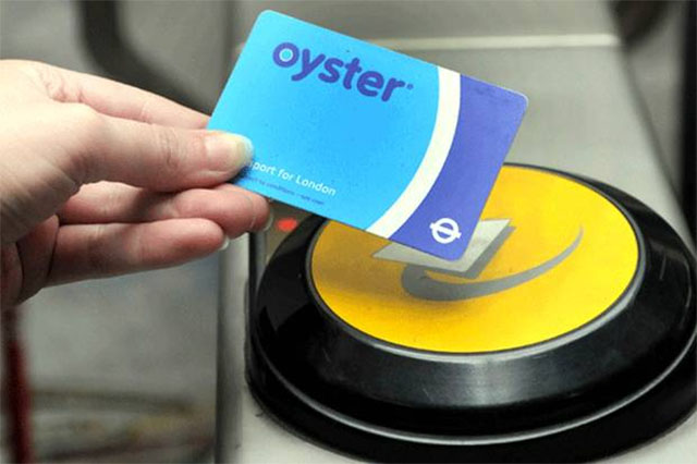 Die Londoner Oyster Card mit RFID Chip