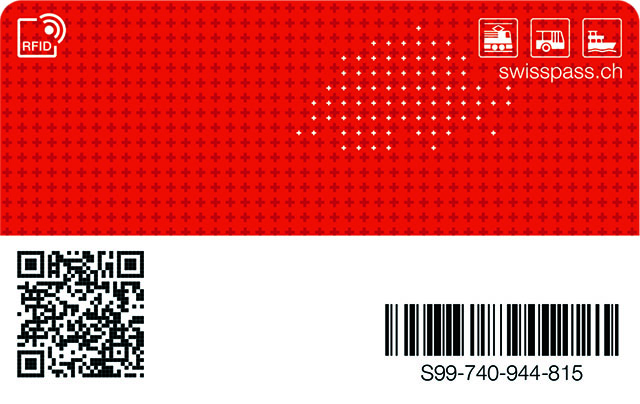 Rückseite des SwissPass