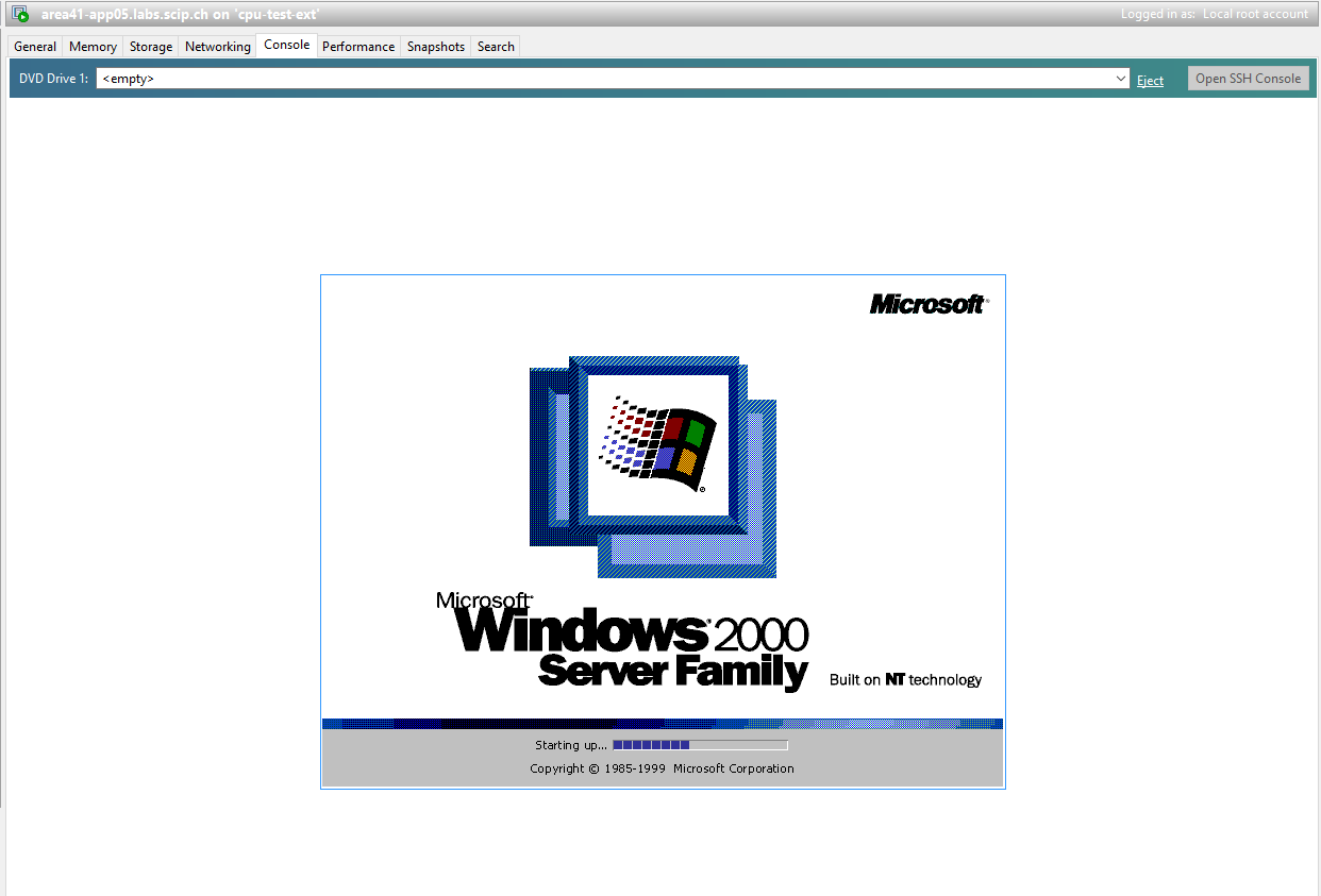 Windows 2000 boot screen